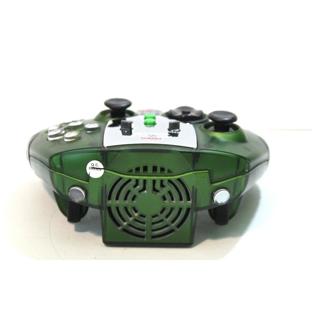 Nyko Air Flo EX Wireless Xbox Controller Green Built In Fan Cooling Untested